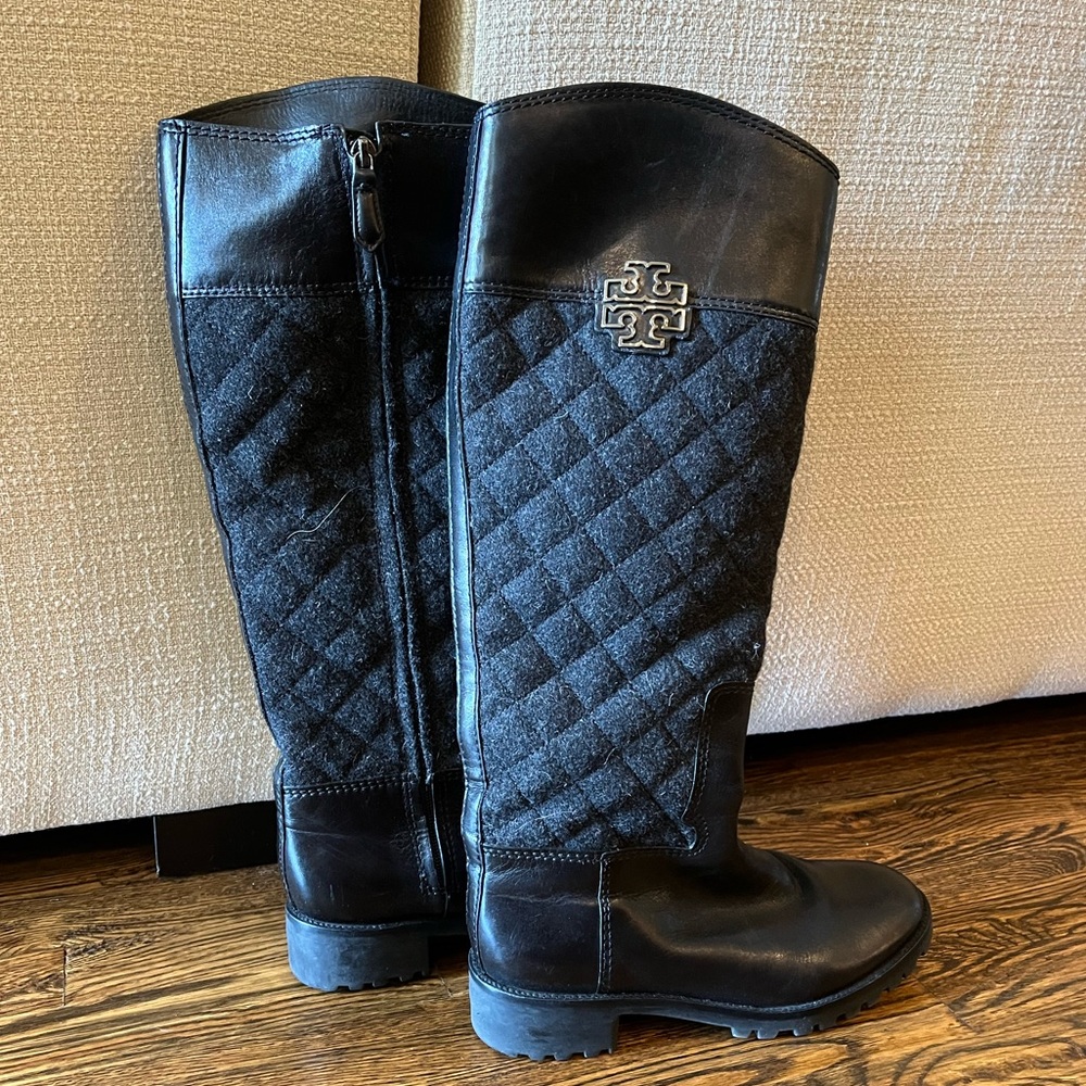 Black Tory Burch Boots